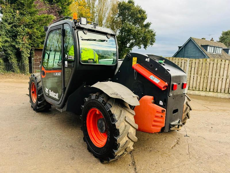 BOBCAT TL30.60DA 4WD TELEHANDLER *YEAR 2018* C/W PALLET TINES *VIDEO*