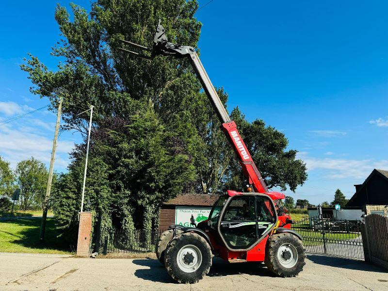 MANITOU 735 4WD TELEHANDLER *YEAR 2016, AG-SPEC* C/W PICK UP HITCH *VIDEO*