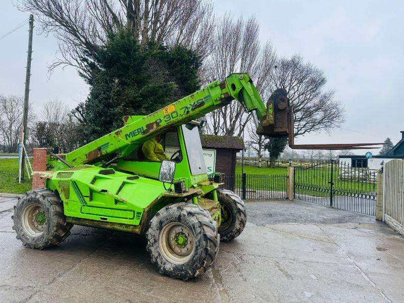 MERLO P30.7 SX 4WD TELEHANDLER *6446 HOURS* C/W PALLET TINES*PERKINS ENGINE*