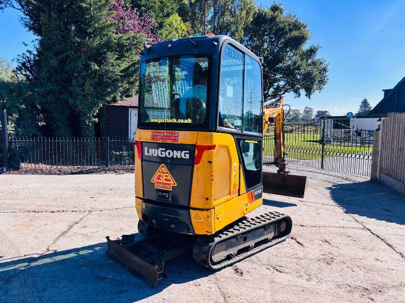 LIUGONG 9018FZTS EXCAVATOR *YEAR 2021, ONLY 992 HOURS* C/W QUICK HITCH *VIDEO*