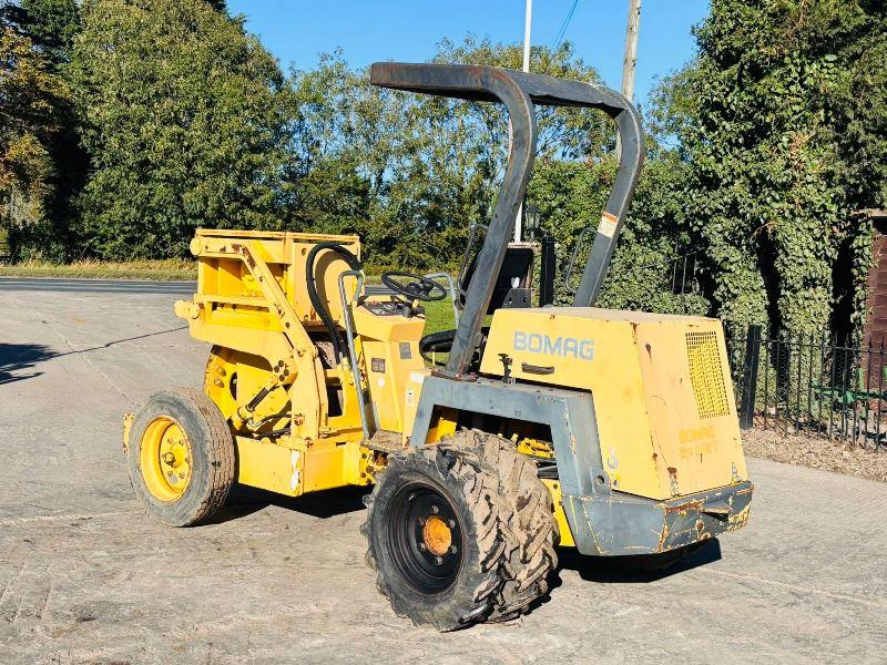 BOMAG BW240T TRENCH ROLLER C/W ROLE BAR & CANOPY *VIDEO*