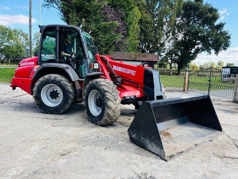 MANITOU MLA628-120LSU 4WD TELEHANDLER *AG-SPEC* C/W PICK UP HITCH *VIDEO*