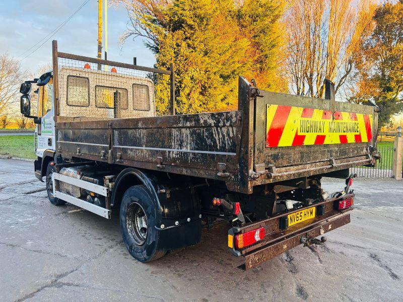 IVECO 75E16 4X2 E5 TIPPER LORRY *YEAR 2015, MOT'D TILL FEBUARY 2025* VIDEO*