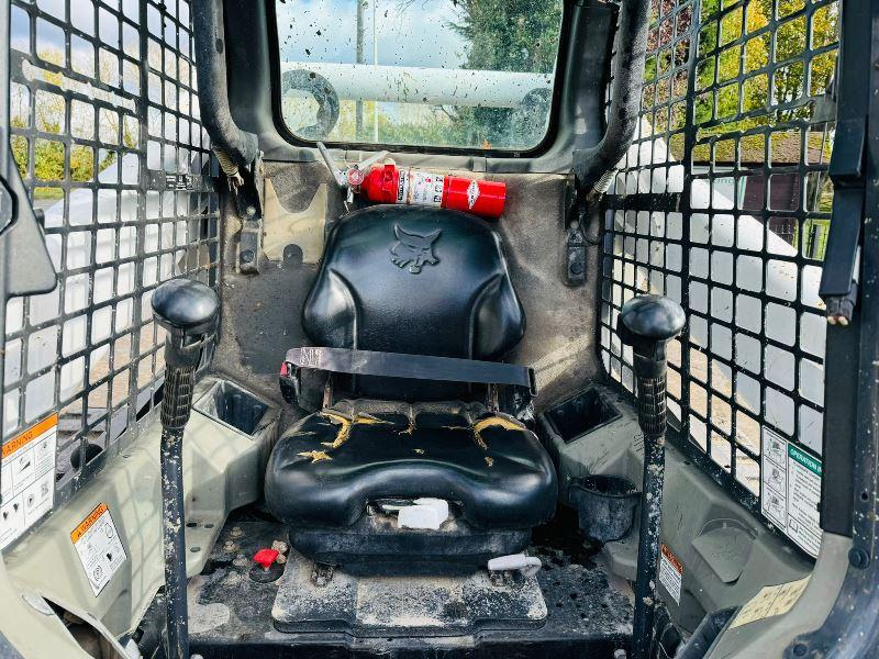 BOBCAT T650 TRACKED SKIDSTEER HIGH LIFT *YEAR 2017, 4838 HOURS* C/W BUCKET *VIDEO*