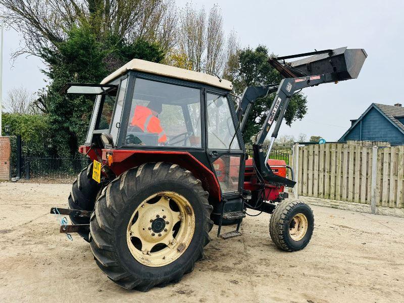 ZETOR 7011 TRACTOR C/W LOADER, MUCK FORK, PALLET TINES & BUCKET 