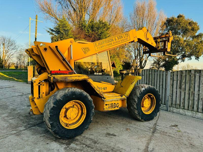 JCB 527-67 4WD TELEHANDLER *AG-SPEC* C/W PICK UP HITCH *VIDEO*