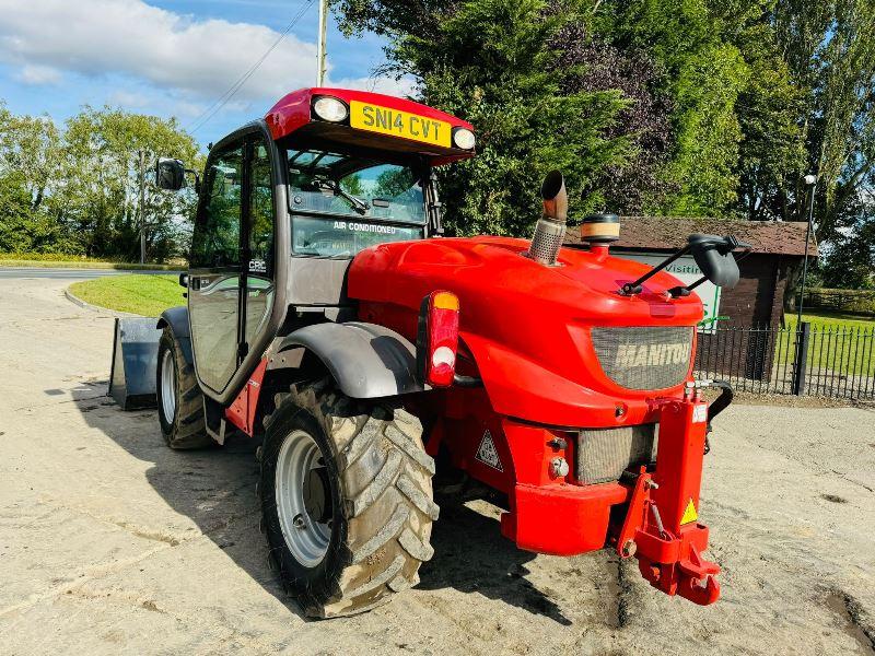 MANITOU MLT629 4WD TELEHANDLER *AG-SPEC, YEAR 2014* C/W BUCKET *VIDEO*