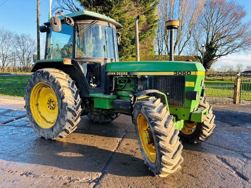 JOHN DEERE 3050 4WD TRACTOR * 40K * C/W REAR LINKAGE 