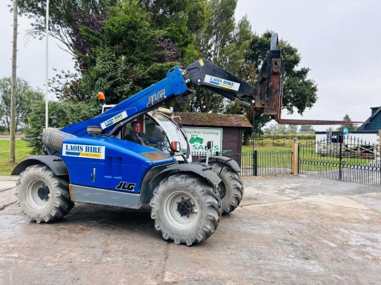 JLG 266 4WD TELEHANDLER C/W JOYSTICK CONTROL & PALLET TINES *VIDEO*