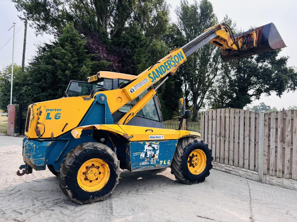 SANDERSON TL6ST 4WD TELEHANDLER *AG-SPEC* C/W BUCKET & PICK UP HITCH *VIDEO*