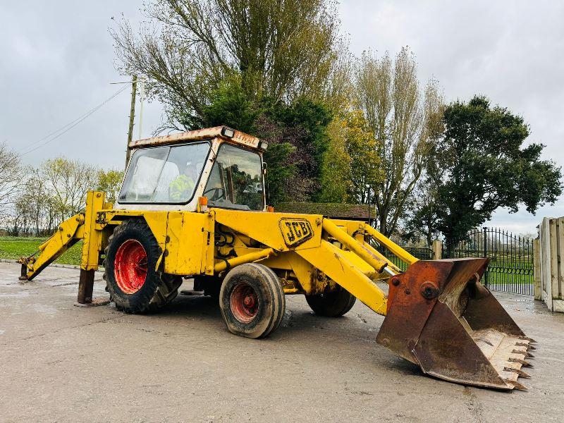 JCB 3C SERIES 3 BACKHOE DIGGER C/W FOUR IN ONE BUCKET 