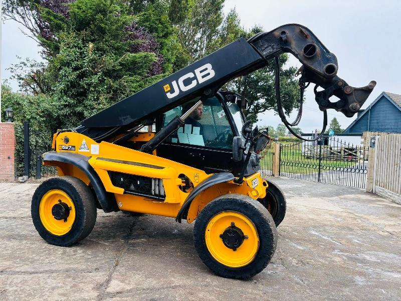 JCB 527-55 WASTE MASTER 4WD TELEHANDLER *YEAR 2013* C/W SOLID TYRES *VIDEO*