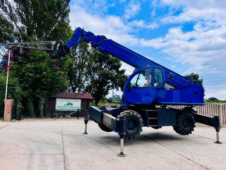 DIECI ET154 4WD ROTO TELEHANDLER *15 METER, 4132 HOURS* C/W CRANE JIB *VIDEO*