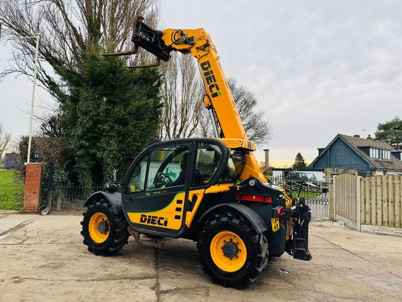 DIECI 26.6 AGRI FARMER 4WD TELEHANDLER *YEAR 2014, AG-SPEC* C/W PICK UP HITCH *VIDEO*