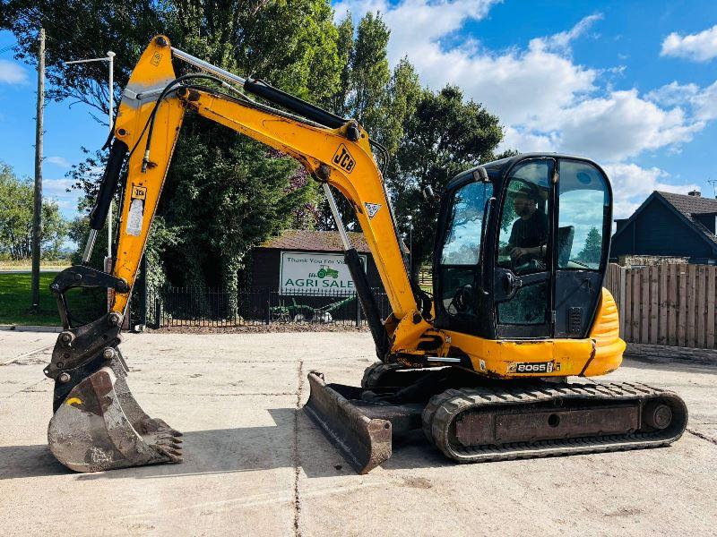 JCB 8065 TRACKED EXCAVATOR *ZERO SWING, YEAR 2009* C/W BUCKET *VIDEO*