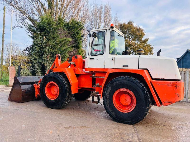 SCHAEFF SKL873 4WD LOADING SHOVEL C/W BUCKET *VIDEO*