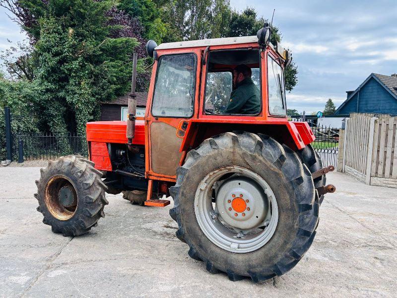 UNIVERSAL 640 DTC 4WD TRACTOR C/W DUNCAN CAB 