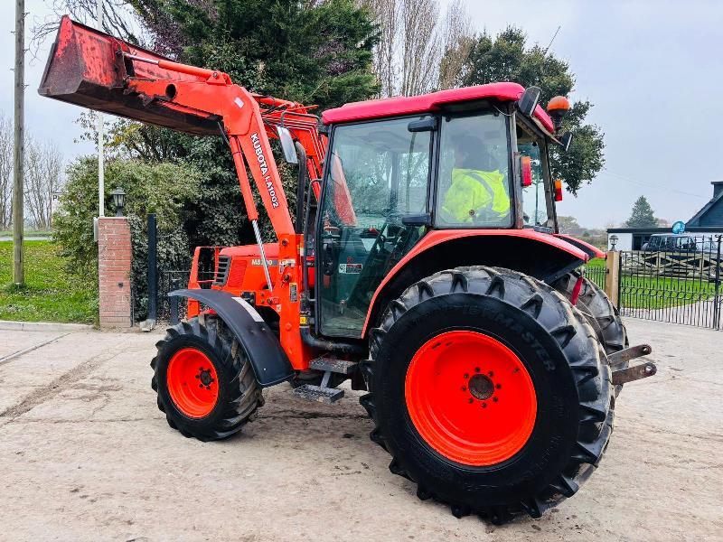 KUBOTA M5700 4WD TRACTOR *ROAD REGISTERED, 1792 HOURS* C/W LOADER & BUCKET *VIDEO*