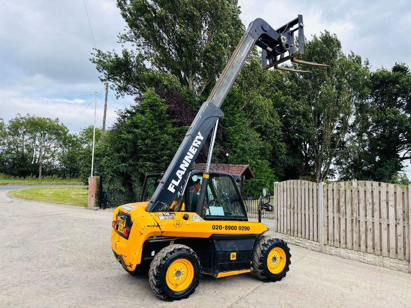 JCB 516-40 4WD TELEHANDLER *YEAR 2018, 3066 HOURS* C/W PALLET TINES *VIDEO*