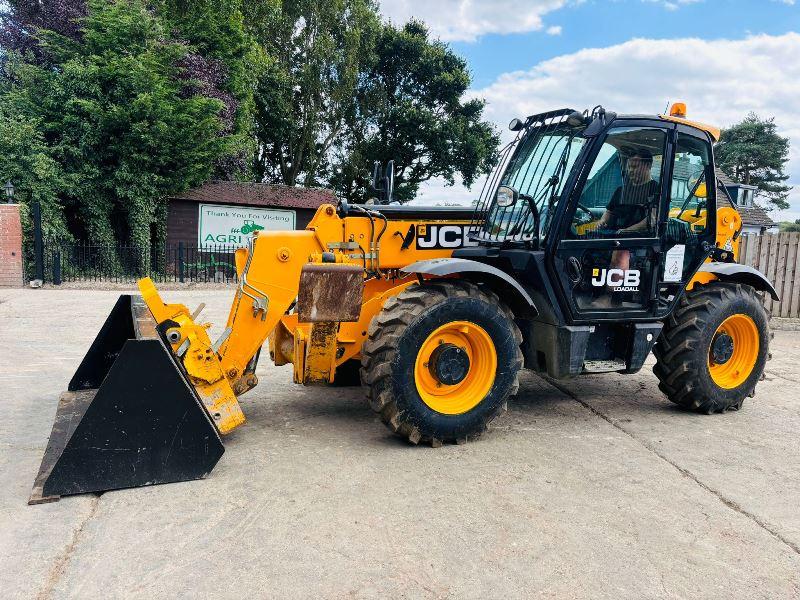 JCB 533-105 4WD TELEHANDLER *YEAR 2018, 10.5 METER* C/W REVERSE CAMERA *VIDEO*