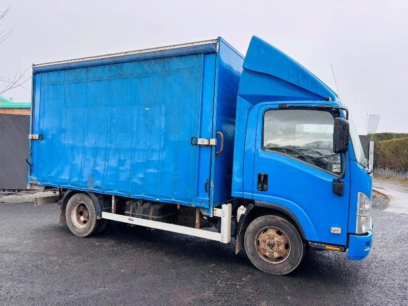 ISUZU N75.190 4X2 CURTAINSIDER LORRY *VIDEO*