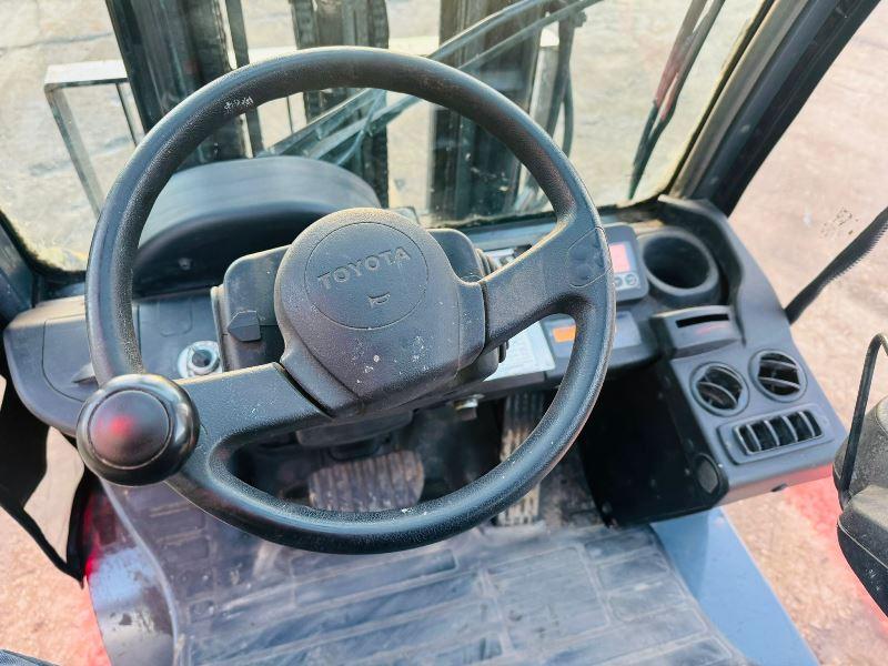 TOYOTA 15 FORKLIFT *CONTAINER SPEC, YEAR 2019* C/W PALLET TINES *VIDEO*