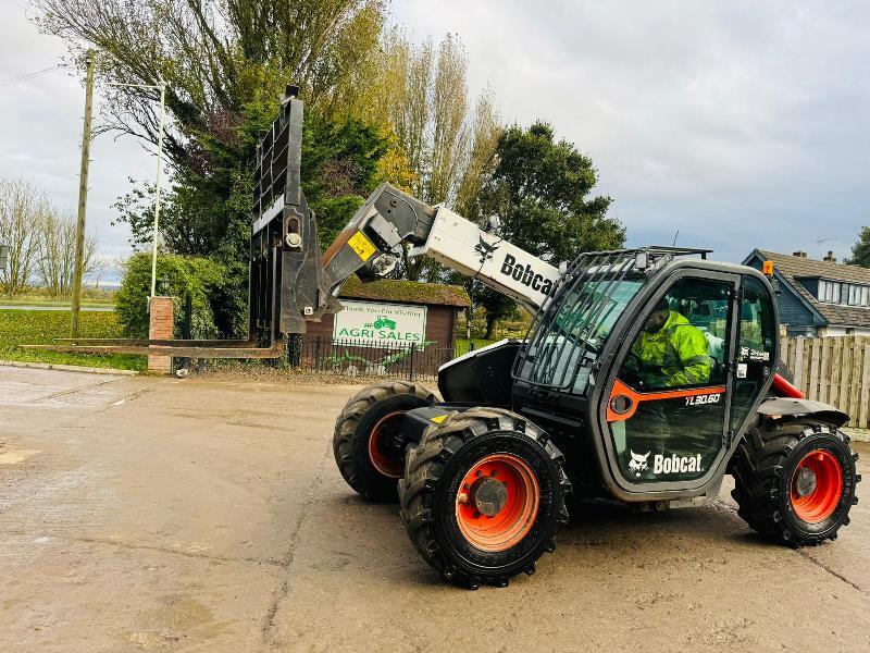 BOBCAT TL30.60DA 4WD TELEHANDLER *YEAR 2018* C/W PALLET TINES 