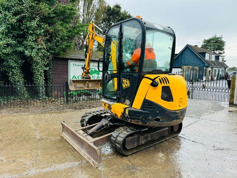 JCB 8026 TRACKED EXCAVATOR *ZERO SWING, YEAR 2017, 3325 HOURS* C/W BUCKET *VIDEO*