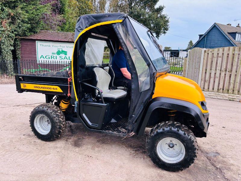 JCB GROUNDHOG 4X4 UTV *YEAR 2009* C/W EASY SHEET CANOPY *VIDEO*