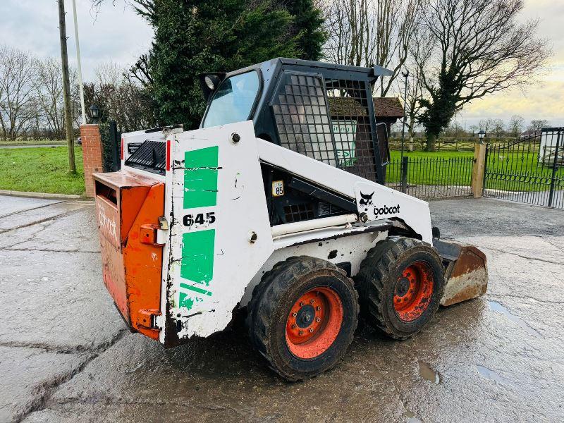 BOBCAT 645 SKIDSTEER C/W BUCKET *VIDEO*