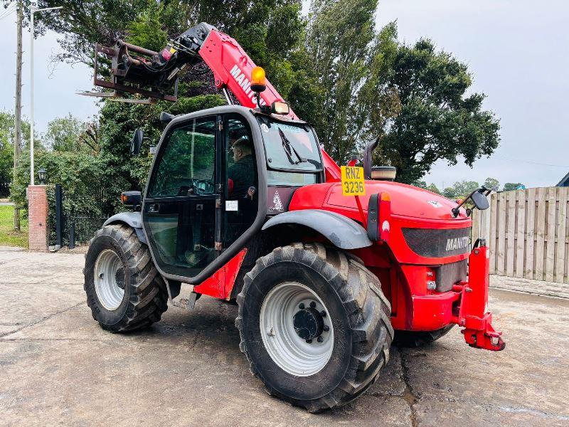 MANITOU MLT627T 4WD TELEHANDLER *AG-SPEC* C/W PICK UP HITCH *VIDEO*