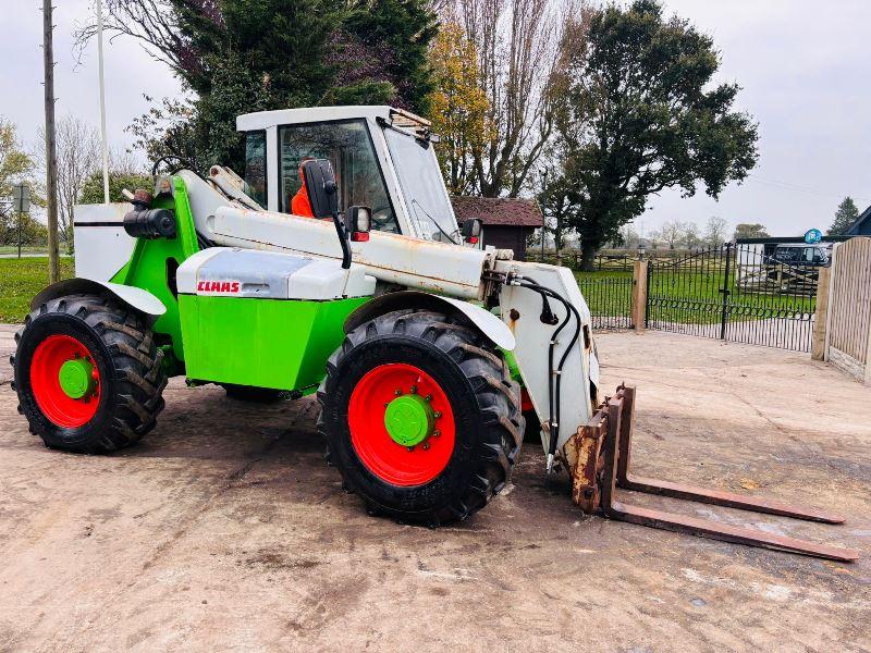 CLAAS 4WD TELEHANDLER *AG SPEC* C/W PICK UP HITCH *VIDEO*