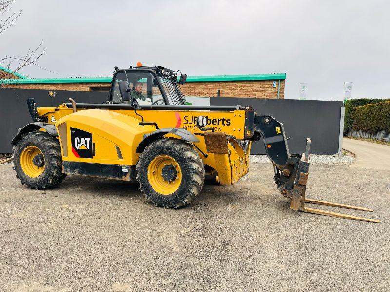 CAT TH314D TELEHANDLER *C/W PALLET TINES*YEAR 2019*READING 5030 HOURS*VIDEO*