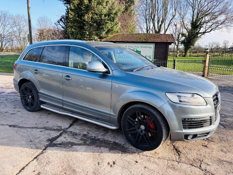 AUDI Q7 S LINE 3L TURBO 7 SEATER CAR *MOT'D TILL 24TH MARCH 2025* C/W TOW BAR 