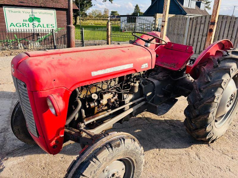 MASSEY FERGUSON 35 *4 CYLINDER* TRACTOR C/W ROLE BAR 