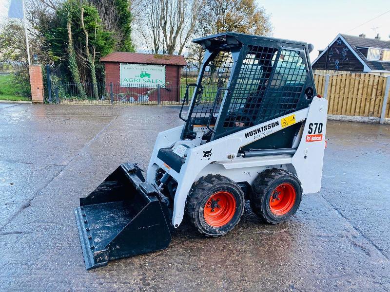 BOBCAT S70 SKIDSTEER * YEAR 2013 * ONLY 3241 HOURS