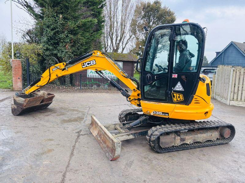 JCB 8035 TRACKED EXCAVATOR *YEAR 2018, 3937 HOURS* 3 X BUCKET'S 