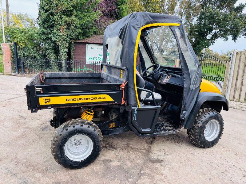 JCB GROUNDHOG 4X4 UTV *YEAR 2009* C/W EASY SHEET CANOPY *VIDEO*