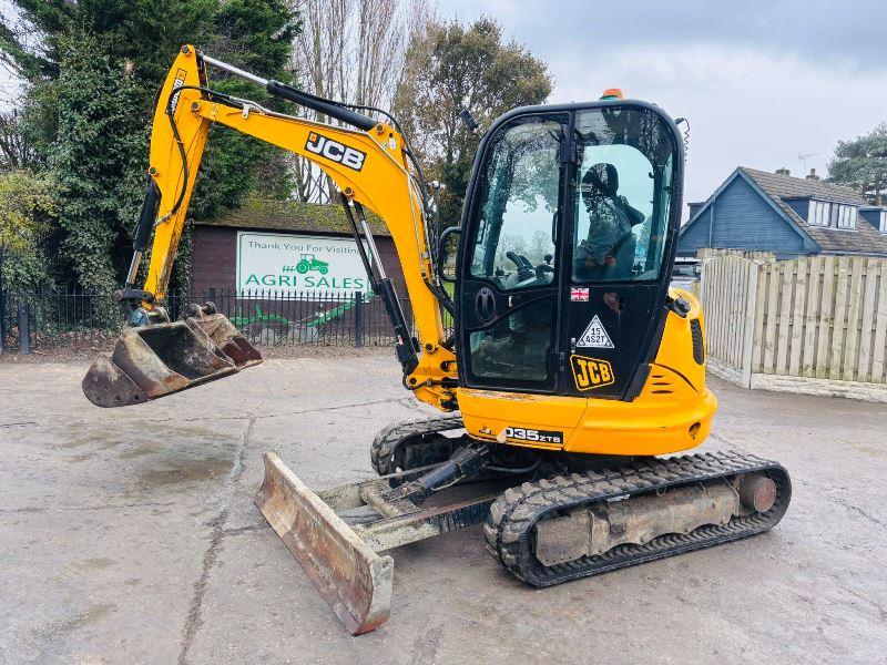 JCB 8035 TRACKED EXCAVATOR *YEAR 2018, 3937 HOURS* 3 X BUCKET'S 