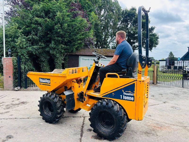 THWAITES 1TONN HIGH TIP DUMPER *YEAR 2019* C/W ROLE BAR *VIDEO*