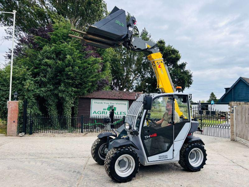 WACKER NEUSON TH412 4WD TELEHANDLER *ONLY 18 HOURS* C/W TINES & BUCKET *VIDEO*