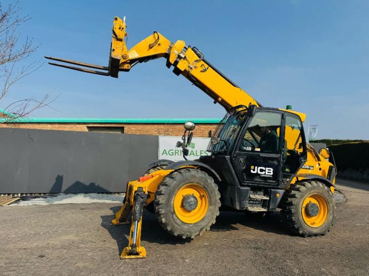 JCB 535-125 HIGH VIS TELEHANDLER *YEAR 2017*C/W PALLET TINES*VIDEO*