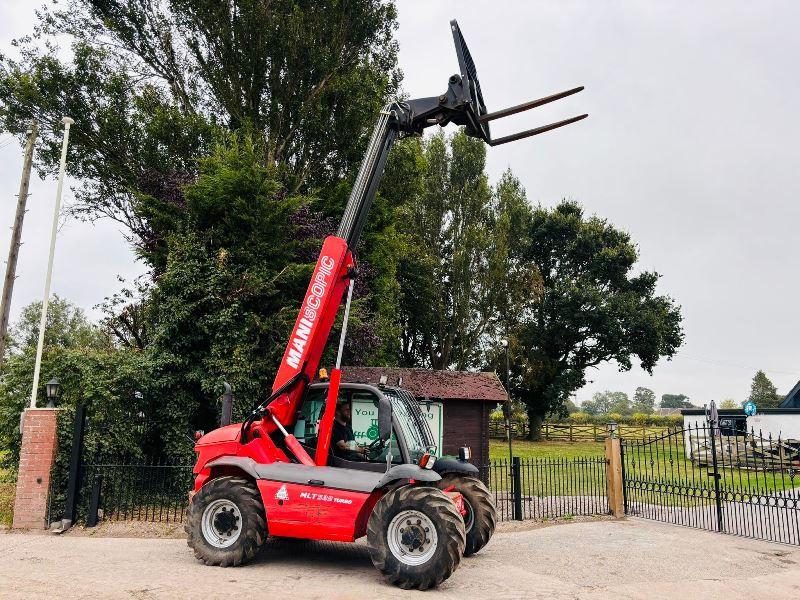 MANITOU MLT523 TURBO 4WD TELEHANDLER C/W PALLET TINES *VIDEO*