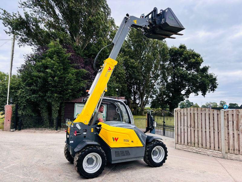 WACKER NEUSON TH412 4WD TELEHANDLER *ONLY 18 HOURS* C/W TINES & BUCKET *VIDEO*