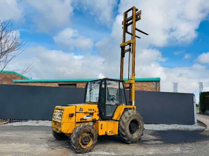 JCB 926 B 4WD 2 STAGE MASTED FORKLIFT*VIDEO*