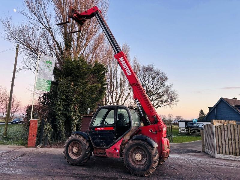 MANITOU MLT732 4WD TELEHANDLER C/W PALLET TINES  