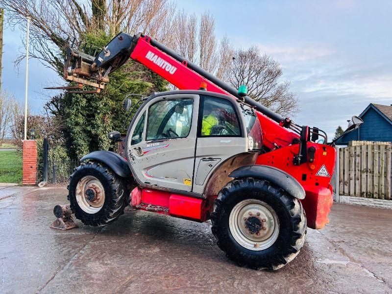 MANITOU MT1135 4WD TELEHANDLER *YEAR 2014* C/W PALLET TINES *VIDEO*