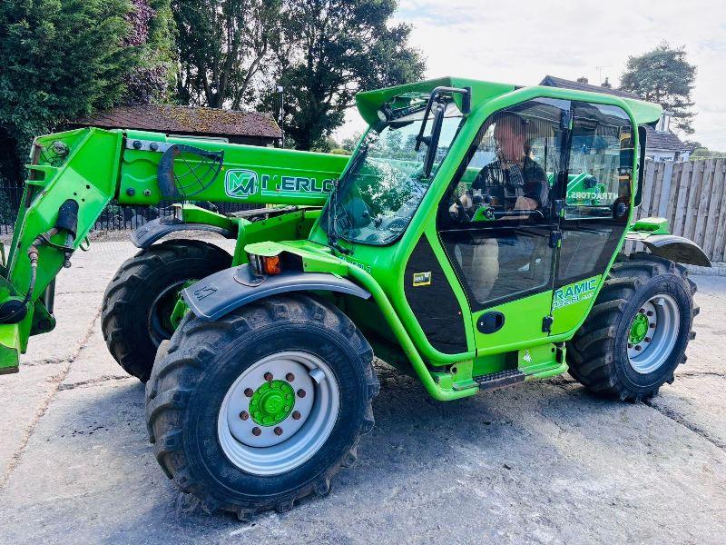 MERLO P32.6 4WD TELEHANDLER *YEAR 2014, 4084 HOURS* C/W PALLET TINES *VIDEO*