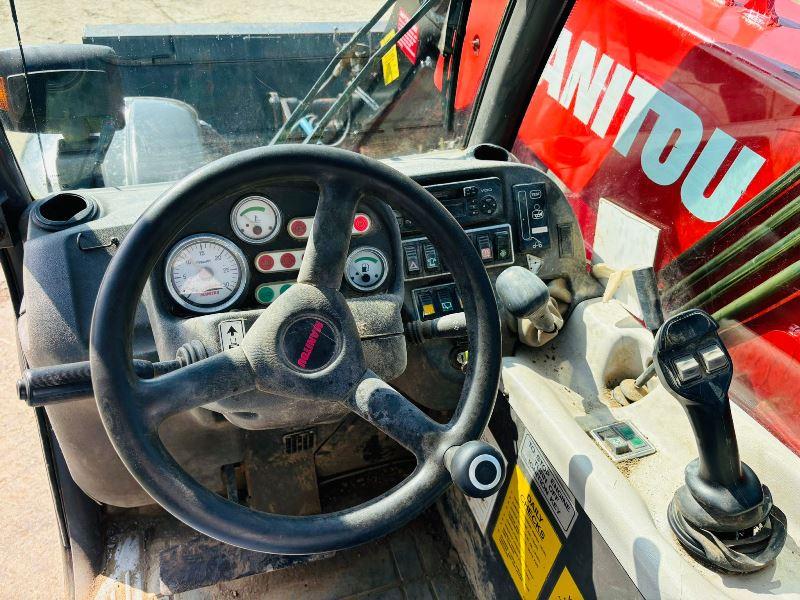 MANITOU 634-120 4WD TELEHANDLER *AG-SPEC* C/W BUCKET & PALLET TINES *VIDEO*