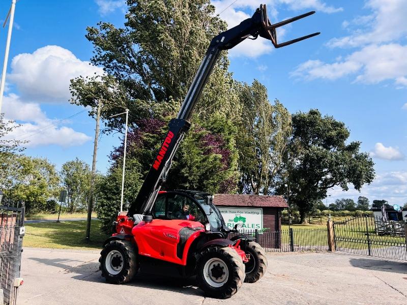 MANITOU MLT630-105D 4WD TELEHANDLER *YEAR 2019, 5286 HOURS* C/W PUH *VIDEO*